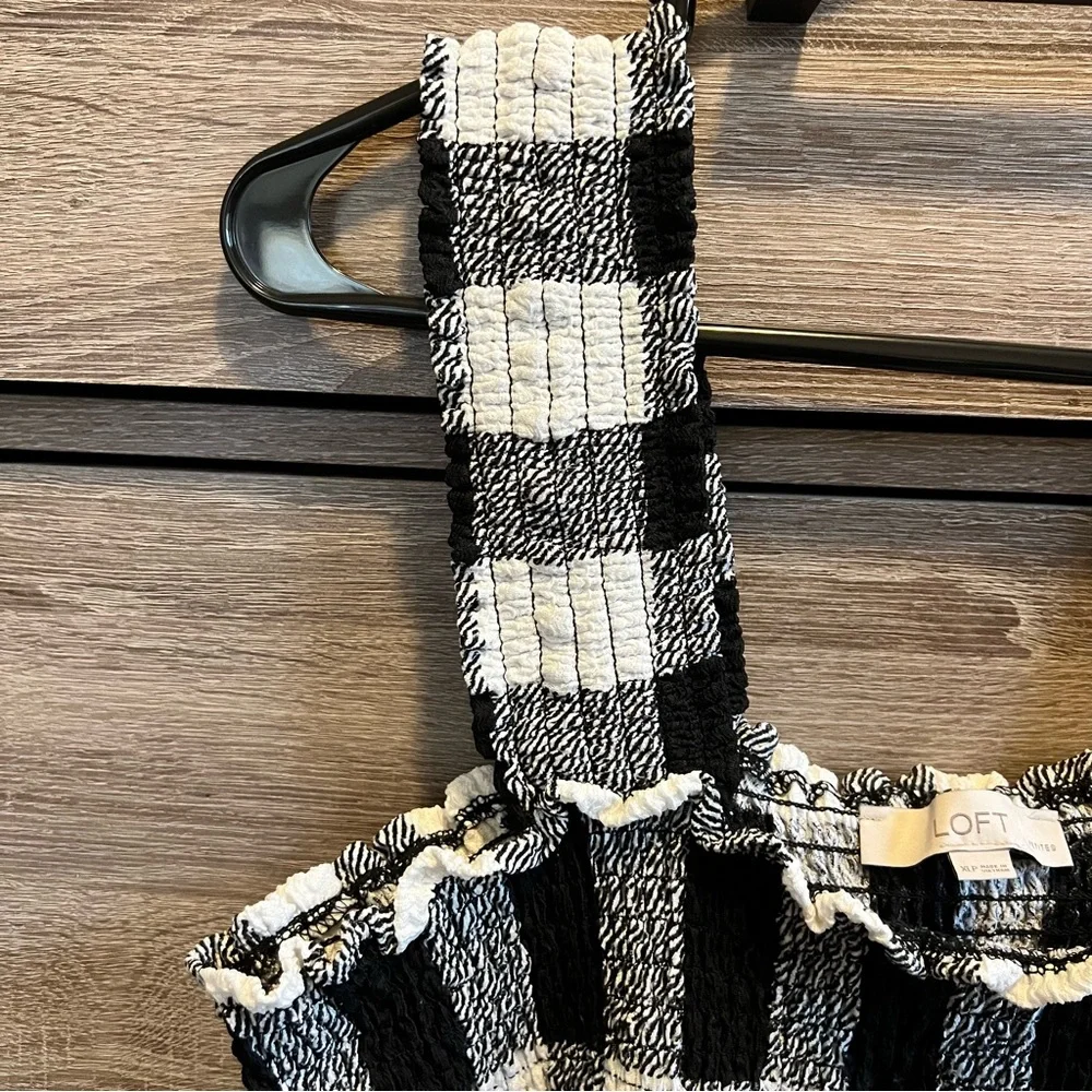 LOFT Gingham Tank - Picture 3 of 4